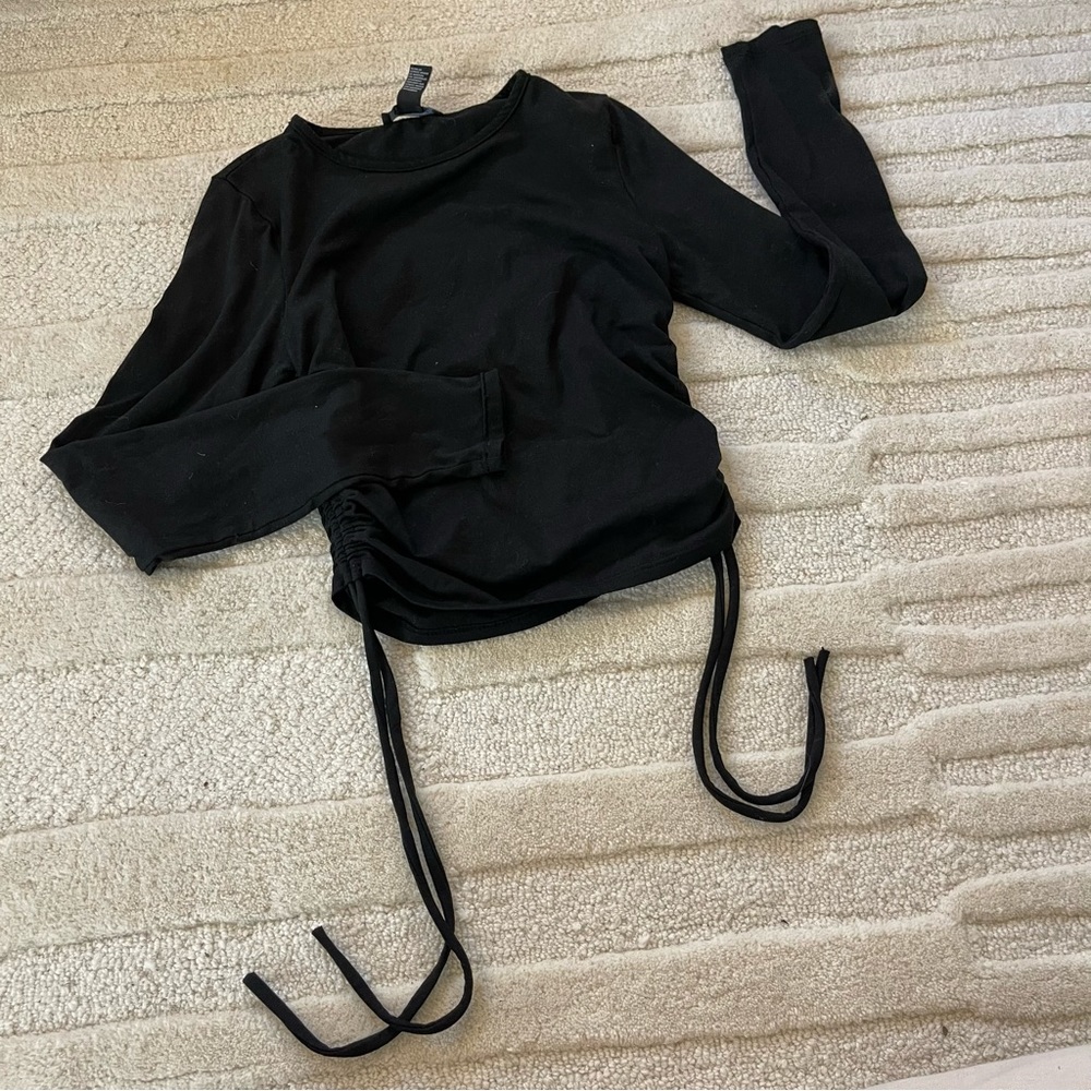 Sz Small Side Tie Tee